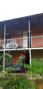 Balkón nebo terasa v ubytování Mero House