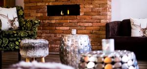 Khu vực ghế ngồi tại Hotel Berghof