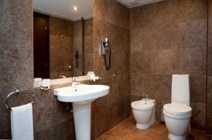 Koupelna v ubytování Hotel Bellaria