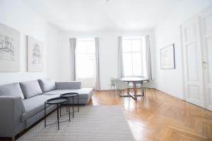 Część wypoczynkowa w obiekcie HeyMi Apartments Stadtpark