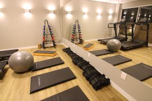 Fitness centrum a/nebo fitness zařízení v ubytování Hotel Bossa Nova Cabo Frio