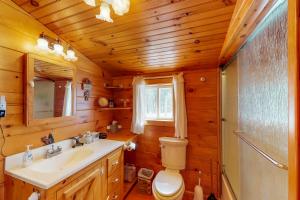 Koupelna v ubytování Split Rock Cottage + 24 fotografií