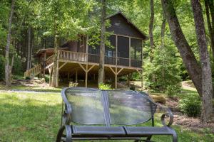 Zahrada ubytování Toccoa Hideaway