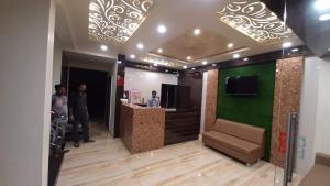Lobbyn eller receptionsområdet på Hotel Dwarawati