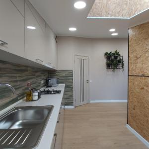 Kuchyňa alebo kuchynka v ubytovaní Two-Bedroom Apartment near Forum Lviv
