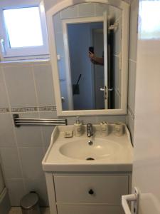 Kúpeľňa v ubytovaní Tihany Levendula Villa