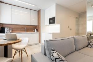 Kuchyňa alebo kuchynka v ubytovaní Apartament Silesian Vip Gliwice + 7 fotografií