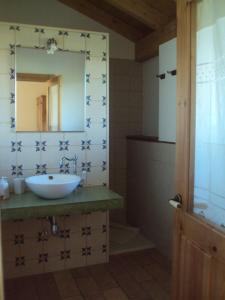 A bathroom at Casa Los Abetos