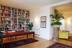 Knihovna v bed and breakfast