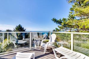 Balkón nebo terasa v ubytování Alder Beach House