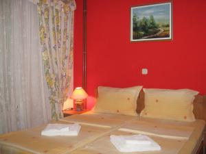 Krevet ili kreveti u jedinici u objektu Villa Ohrid Anastasia