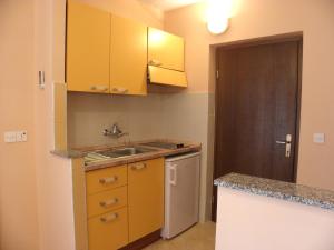 Kuchyň nebo kuchyňský kout v ubytování Apartments Katarina