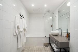 Koupelna v ubytování Clarion Hotel Oslo