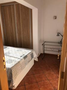 Postel nebo postele na pokoji v ubytování Apartamento amplio y tranquilo con vistas