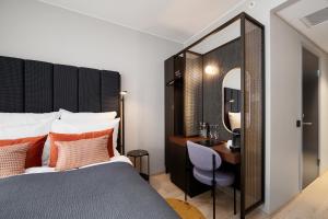 Postel nebo postele na pokoji v ubytování Clarion Hotel Oslo