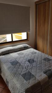 Postel nebo postele na pokoji v ubytování Apartamento amplio y tranquilo con vistas