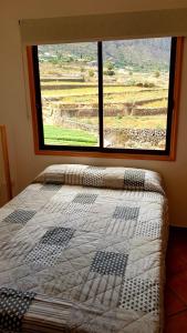 Postel nebo postele na pokoji v ubytování Apartamento amplio y tranquilo con vistas