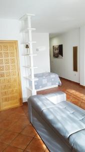 Postel nebo postele na pokoji v ubytování Apartamento amplio y tranquilo con vistas