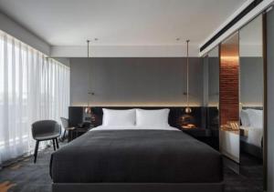 Letto o letti in una camera di Wanda Yi, Xi'an The Linow