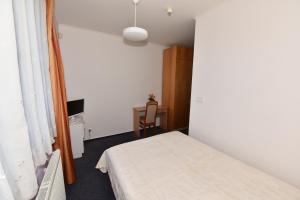 Voodi või voodid majutusasutuse Hotel Trilobit toas