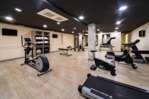 Het fitnesscentrum en/of fitnessfaciliteiten van Occidental Murcia Siete Coronas