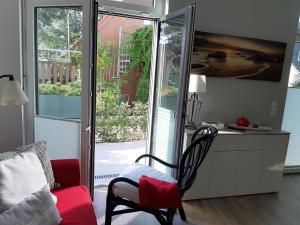 Posezení v ubytování Ferienwohnung SteinReich