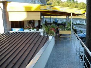 Motel Stara Vrba餐厅或其他用餐的地方