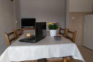 Televiisor ja/või meelelahutuskeskus majutusasutuses Apartmani Marija