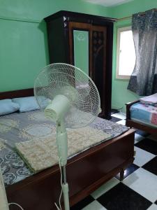 A bed or beds in a room at sporting sea view two bedroom appartement