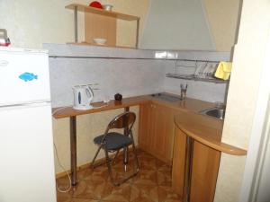 Kuchyň nebo kuchyňský kout v ubytování Hotel Rebir