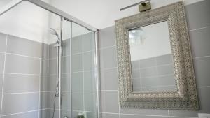 Koupelna v ubytování Il nido dei gufi