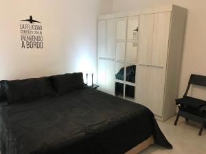 Katil atau katil-katil dalam bilik di Departamento Moderno en el corazón de San Juan