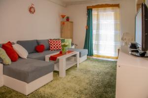 Televízia a/alebo spoločenská miestnosť v ubytovaní BuBu- Budapest Butterfly's