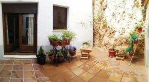 Patio nebo venkovní prostory v ubytování Hostal La Ribera del Júcar