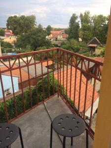 Balkón nebo terasa v ubytování Apartmán na náměstí