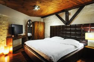 Posteľ alebo postele v izbe v ubytovaní Apartamenty Chleb i Wino Toruń