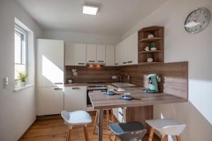 Eldhús eða eldhúskrókur á Appartement Steidl