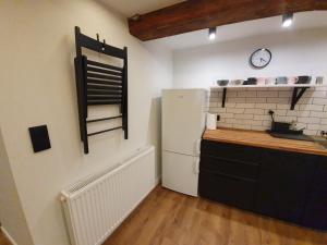 Kuchyňa alebo kuchynka v ubytovaní Apartament na starówce Toruń