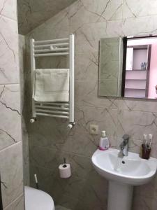 Vonios kambarys apgyvendinimo įstaigoje Borjomi Apartments Apart Hotel