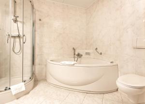 Koupelna v ubytování Hotel Iselmar