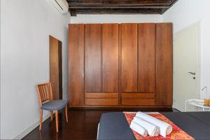 Lova arba lovos apgyvendinimo įstaigoje Delizioso appartamento a Campo de' Fiori