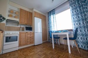 Η κουζίνα ή μικρή κουζίνα στο Mikkeli center apartment +9 φωτογραφίες