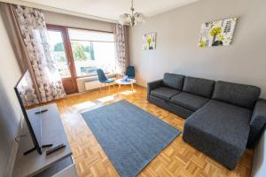 Χώρος καθιστικού στο Mikkeli center apartment