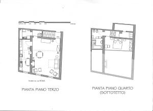 Půdorys ubytování il nido APUS Architect Apartment