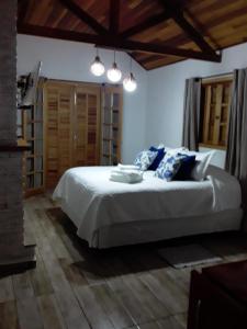 Katil atau katil-katil dalam bilik di Chalé Safira