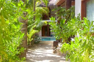 Bazén v ubytování Casa Iguana Holbox - Beachfront Hotel nebo v jeho okolí