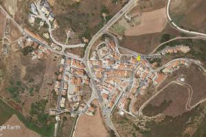 a map of a city with a street at Casa na Carrapateira, Aljezur in Carrapateira