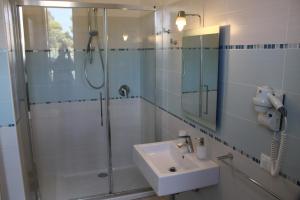 Koupelna v ubytování B&B Selene