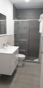 Koupelna v ubytování BOREAS Apartaments