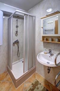 Koupelna v ubytování Apartmány Donovaly